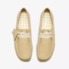 Wallabee da donna in pelle giallo pallido Wallabee da donna in pelle giallo pallido