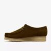 Wallabee da donna in pelle scamosciata color oliva Wallabee da donna in pelle scamosciata color oliva