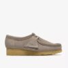 Wallabee da donna in pelle scamosciata grigio chiaro Wallabee da donna in pelle scamosciata grigio chiaro