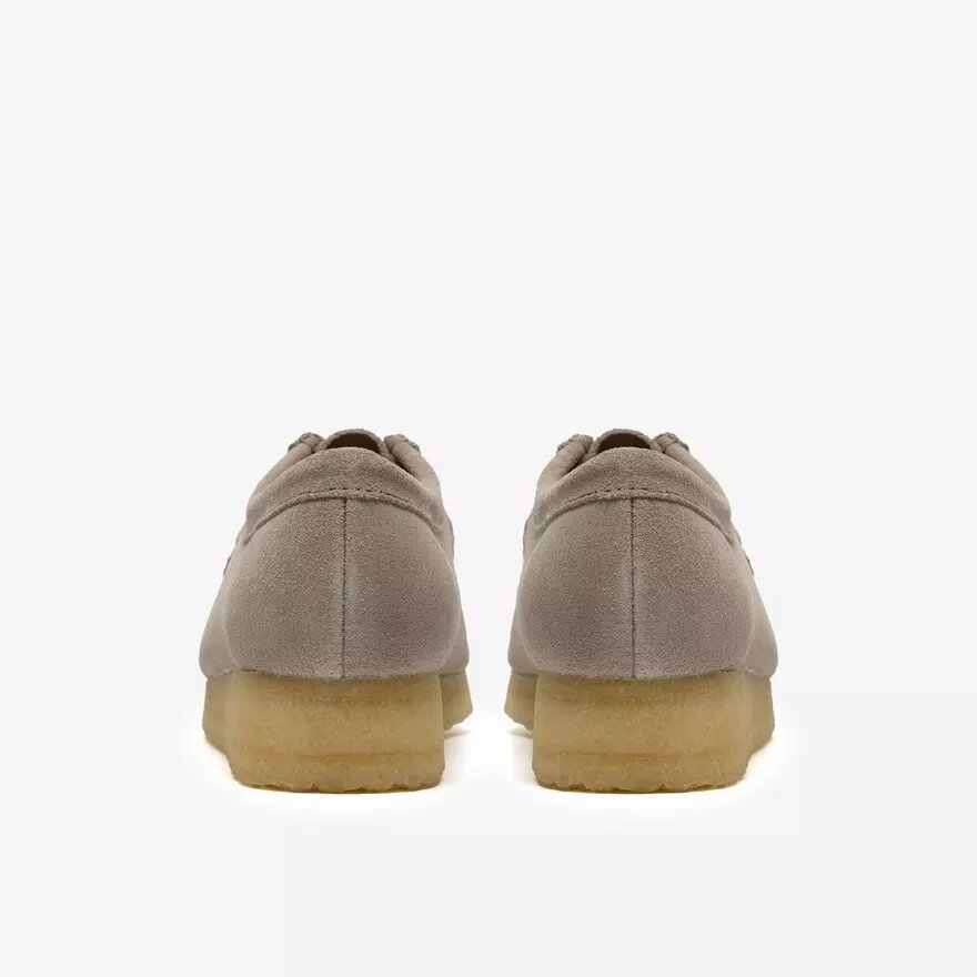 Wallabee da donna in pelle scamosciata grigio chiaro Wallabee da donna in pelle scamosciata grigio chiaro