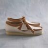 Wallabee da uomo in pelle bianca combinata Wallabee da uomo in pelle bianca combinata