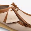 Wallabee da uomo in pelle bianca combinata Wallabee da uomo in pelle bianca combinata