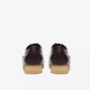 Wallabee da uomo in pelle marrone scuro