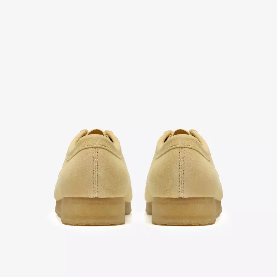Wallabee da uomo in pelle scamosciata giallo pallido Wallabee da uomo in pelle scamosciata giallo pallido