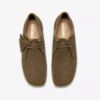 Wallabee da uomo in pelle scamosciata grigio fumo