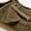 Wallabee da uomo in pelle scamosciata grigio fumo