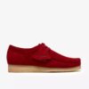 Wallabee da uomo in pelle scamosciata rosso intenso Wallabee da uomo in pelle scamosciata rosso intenso