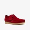 Wallabee da uomo in pelle scamosciata rosso intenso Wallabee da uomo in pelle scamosciata rosso intenso