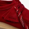 Wallabee da uomo in pelle scamosciata rosso intenso Wallabee da uomo in pelle scamosciata rosso intenso
