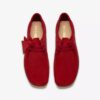 Wallabee da uomo in pelle scamosciata rosso intenso Wallabee da uomo in pelle scamosciata rosso intenso