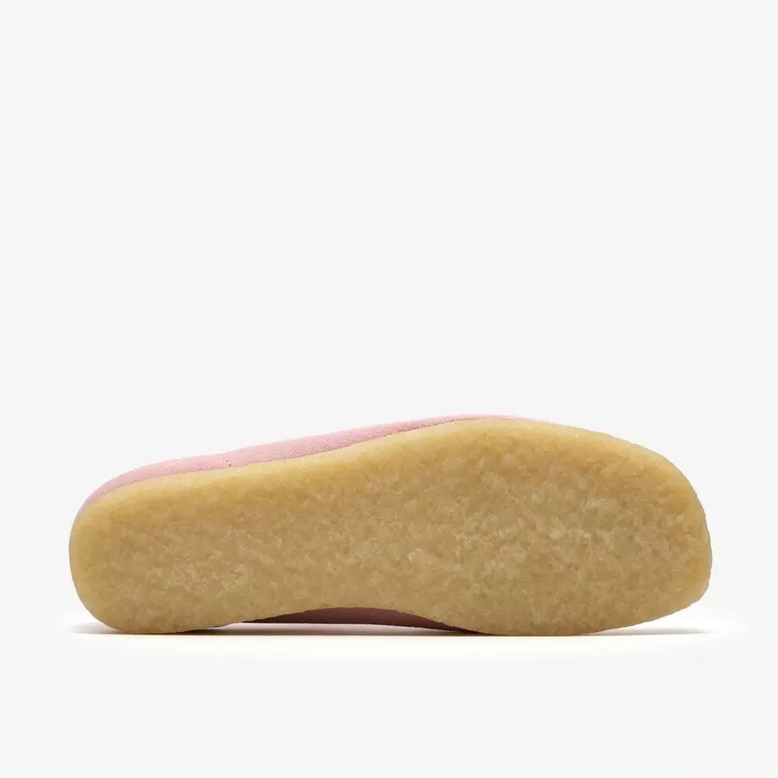 Wallabee da uomo Wallabees in pelle scamosciata rosa chiaro Wallabee da uomo Wallabees in pelle scamosciata rosa chiaro