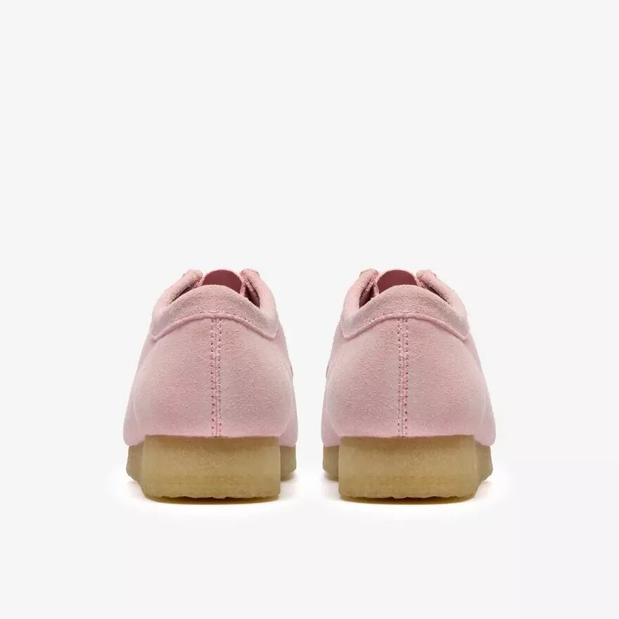 Wallabee da uomo Wallabees in pelle scamosciata rosa chiaro Wallabee da uomo Wallabees in pelle scamosciata rosa chiaro