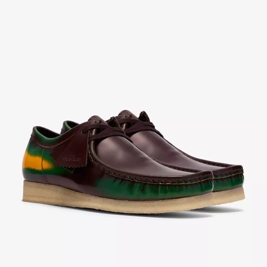 Wallabee da uomo Wallabees marroni con finitura “Brush Off” Wallabee da uomo Wallabees marroni con finitura “Brush Off”