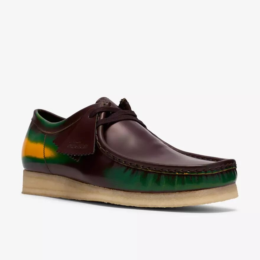 Wallabee da uomo Wallabees marroni con finitura “Brush Off” Wallabee da uomo Wallabees marroni con finitura “Brush Off”