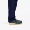 Wallabee Rb da uomo in pelle verde scuro