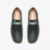 Wallabee Rb da uomo in pelle verde scuro