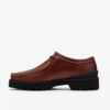 Wallabee Walla Yukoner da uomo in pelle marrone Wallabee Walla Yukoner da uomo in pelle marrone