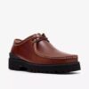 Wallabee Walla Yukoner da uomo in pelle marrone Wallabee Walla Yukoner da uomo in pelle marrone