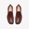Wallabee Walla Yukoner da uomo in pelle marrone Wallabee Walla Yukoner da uomo in pelle marrone
