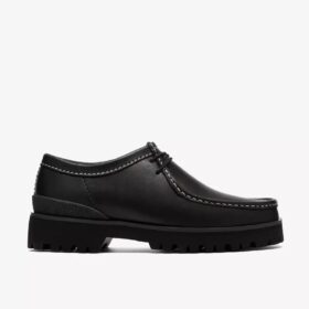 Wallabees da uomo Walla Yukoner in pelle nera