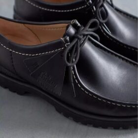Wallabees da uomo Walla Yukoner in pelle nera