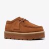 Wallabees Meare Walla Mid da donna in pelle scamosciata color cuoio