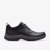Walpath Low da uomo in pelle nera con lacci Walpath Low da uomo in pelle nera con lacci
