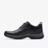Walpath Low da uomo in pelle nera con lacci Walpath Low da uomo in pelle nera con lacci
