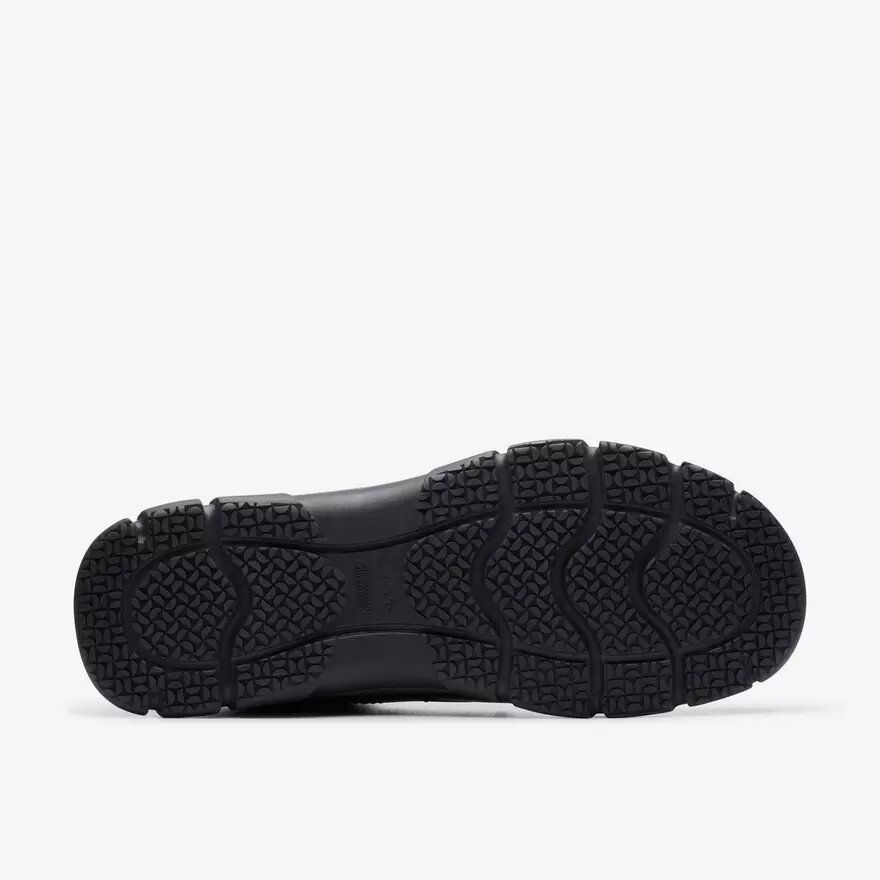 Walpath Low da uomo in pelle nera con lacci Walpath Low da uomo in pelle nera con lacci