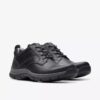 Walpath Low da uomo in pelle nera con lacci Walpath Low da uomo in pelle nera con lacci