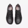 Walpath Low da uomo in pelle nera con lacci Walpath Low da uomo in pelle nera con lacci