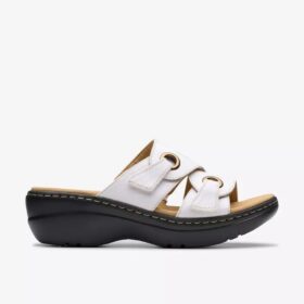 Zeppe con zeppa Merliah2 Cove in pelle bianca da donna