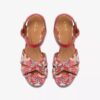 Zeppe da donna Chicly Floral con stampa rossa Zeppe da donna Chicly Floral con stampa rossa