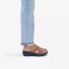 Zeppe da donna Merliah2 Cove in pelle color cuoio