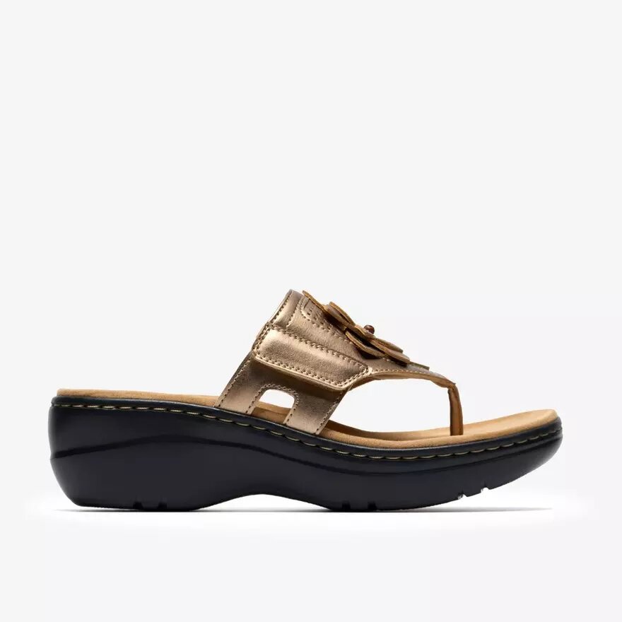 Zeppe da donna Merliah2 Kyla con zeppa metallizzata dorata Zeppe da donna Merliah2 Kyla con zeppa metallizzata dorata