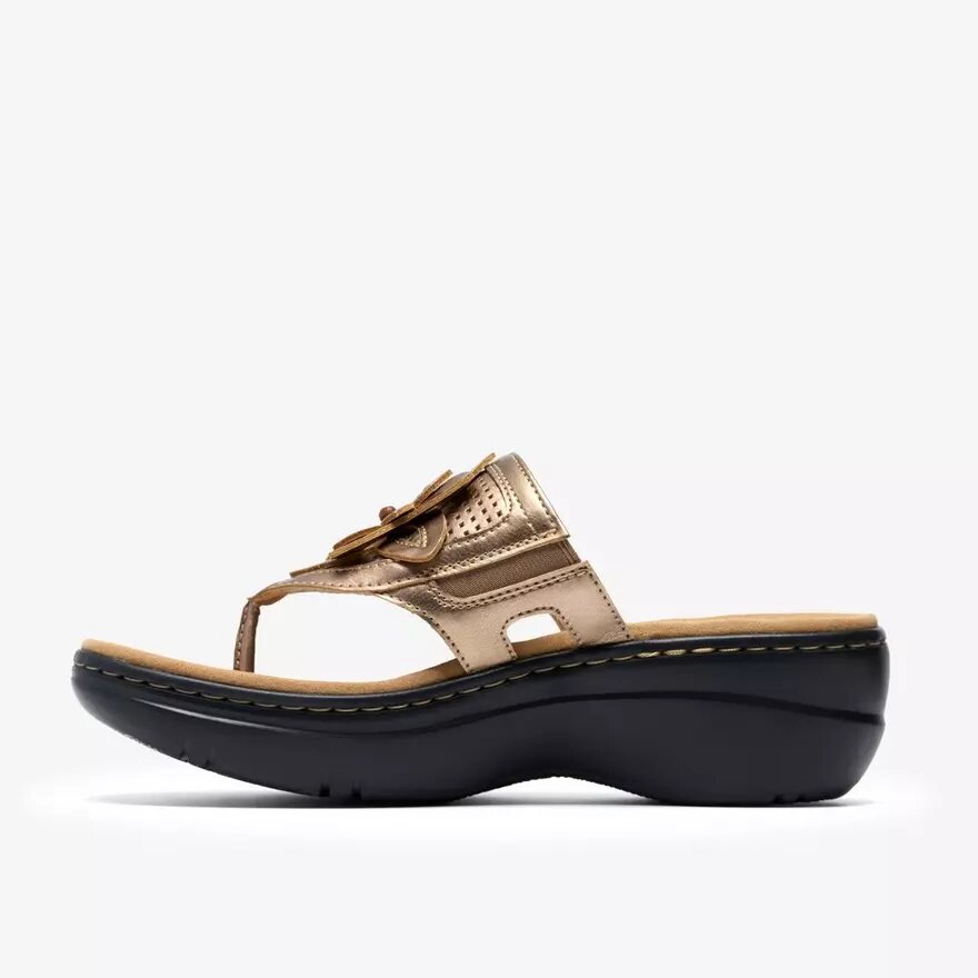 Zeppe da donna Merliah2 Kyla con zeppa metallizzata dorata Zeppe da donna Merliah2 Kyla con zeppa metallizzata dorata