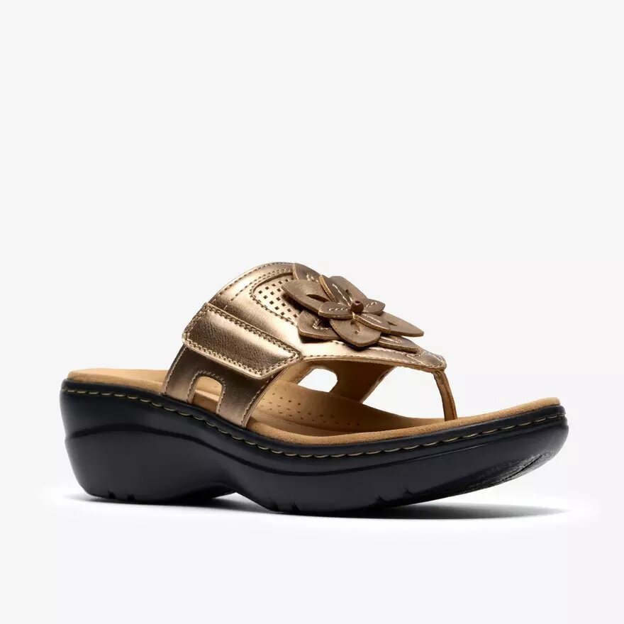 Zeppe da donna Merliah2 Kyla con zeppa metallizzata dorata Zeppe da donna Merliah2 Kyla con zeppa metallizzata dorata