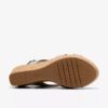 Zeppe da donna modello Rose in color taupe metallizzato