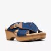 Zeppe da donna Seannah Nora in denim scuro Zeppe da donna Seannah Nora in denim scuro