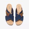 Zeppe da donna Seannah Nora in denim scuro Zeppe da donna Seannah Nora in denim scuro