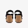 Zeppe Nerisa West da donna in nabuk nero