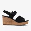 Zeppe Sabina Dream in pelle scamosciata nera da donna