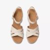 Zeppe Sabina Strap in pelle color crema da donna Zeppe Sabina Strap in pelle color crema da donna