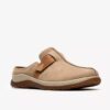Zoccoli da donna Orlene in nabuk color taupe – Zoccoli e Mules