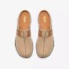 Zoccoli da donna Orlene in nabuk color taupe – Zoccoli e Mules