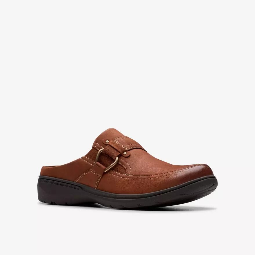 Zoccoli e Mules da donna Carleigh Viola in nabuk British Tan Zoccoli e Mules da donna Carleigh Viola in nabuk British Tan