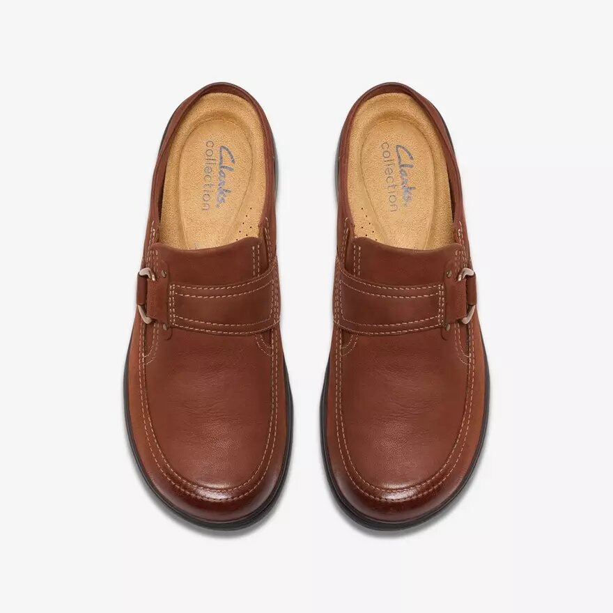 Zoccoli e Mules da donna Carleigh Viola in nabuk British Tan Zoccoli e Mules da donna Carleigh Viola in nabuk British Tan